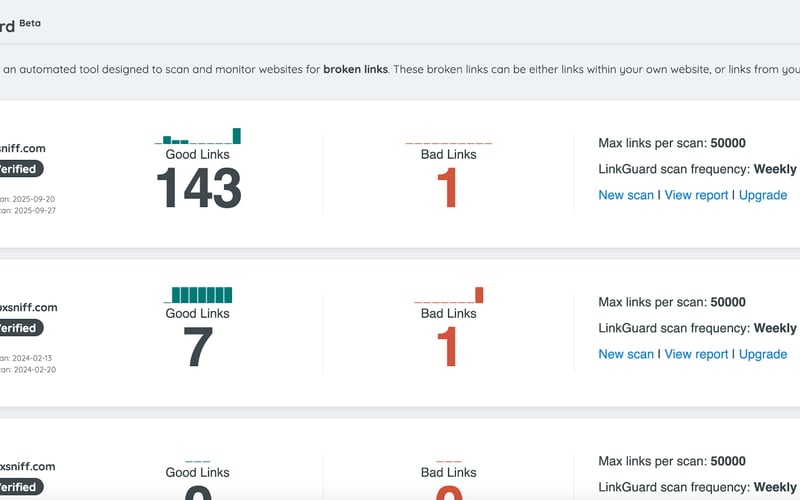 UXsniff screenshot 2