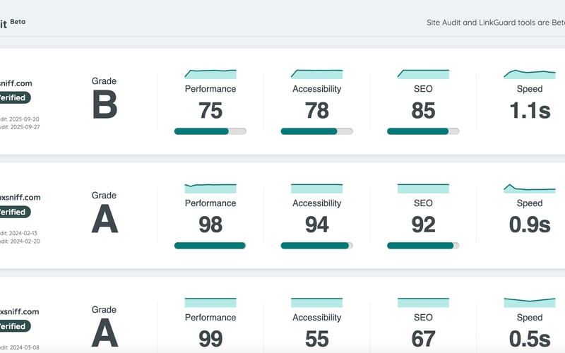 UXsniff screenshot 3