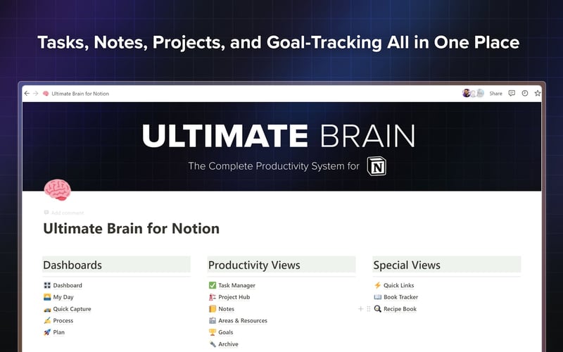 Ultimate Brain for Notion screenshot 1
