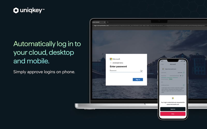 Uniqkey screenshot 1