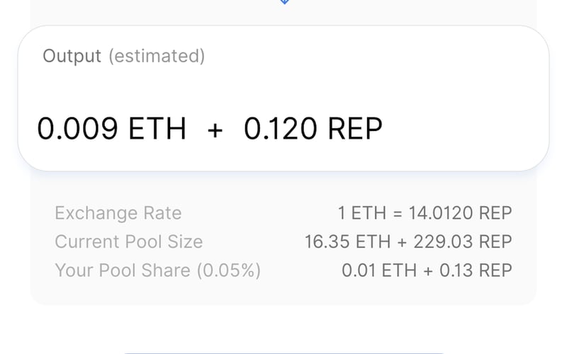 Uniswap screenshot 2