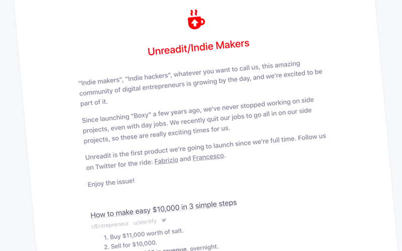 Unreadit screenshot 3