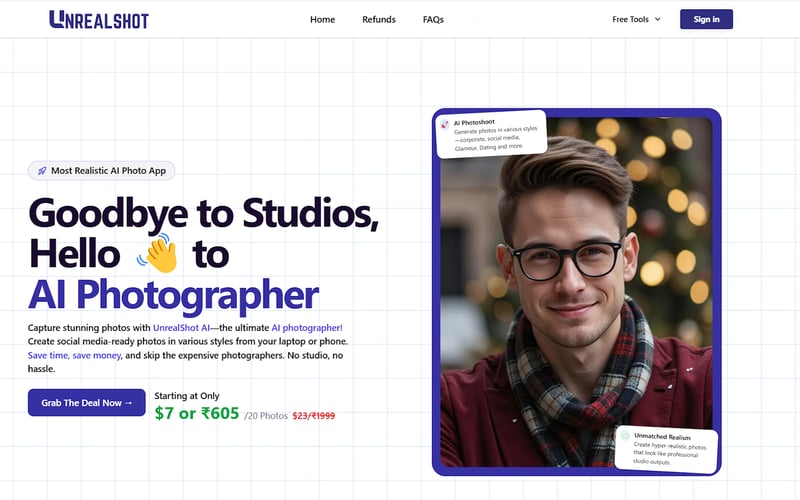Unrealshot AI screenshot 1
