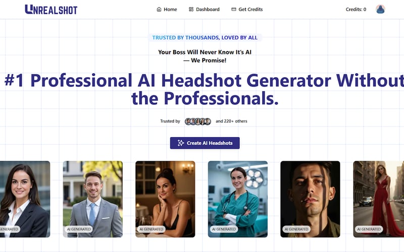 Unrealshot AI screenshot 2