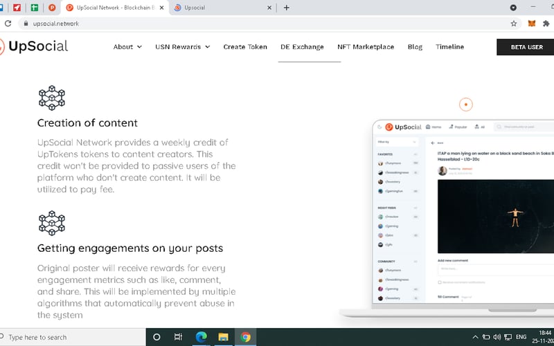 UpSocial Network screenshot 3