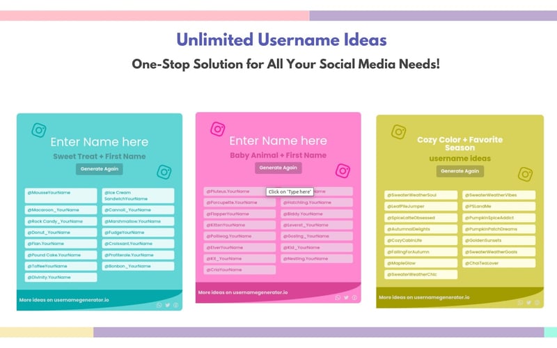 Username Generator screenshot 1