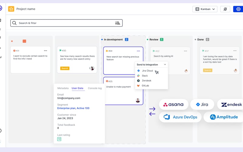 Usersnap screenshot 1