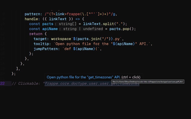VSC Links screenshot 1