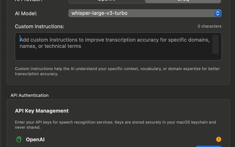 VTS - Voice Typing Studio screenshot 1