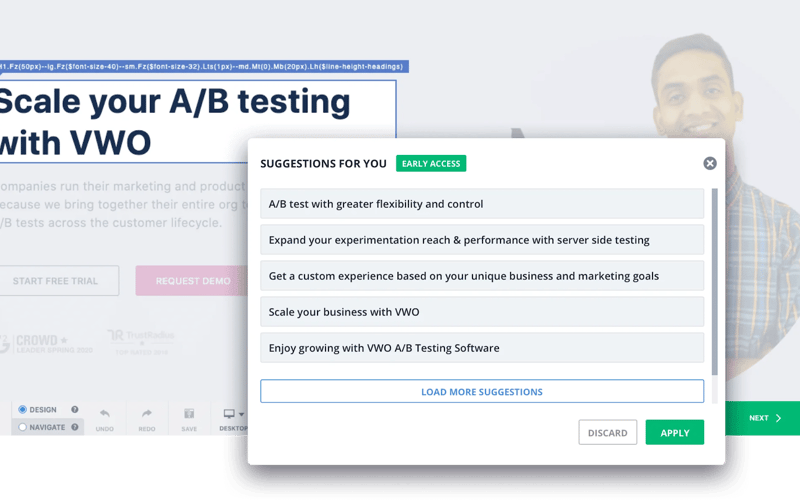 VWO - Build Winning Experiences screenshot 2
