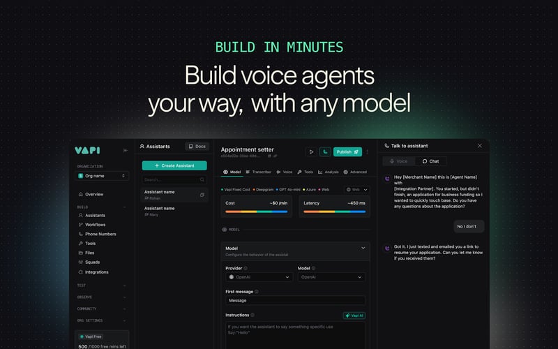 Vapi screenshot 1