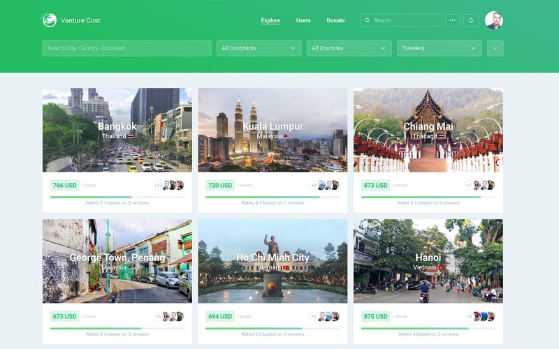 Venture Cost screenshot 2