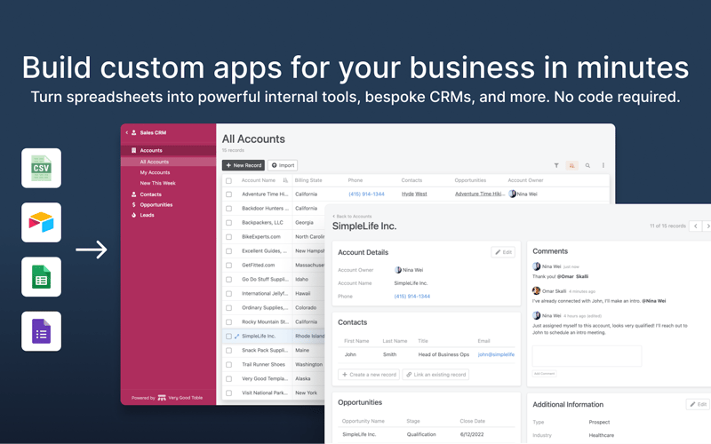Very Good Table screenshot 1