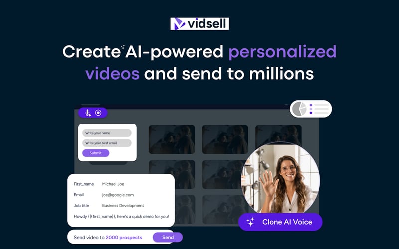 Vidsell - AI Personalized Video screenshot 1