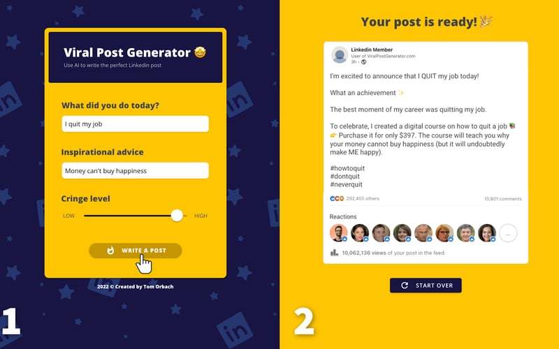 Viral Post Generator screenshot 1