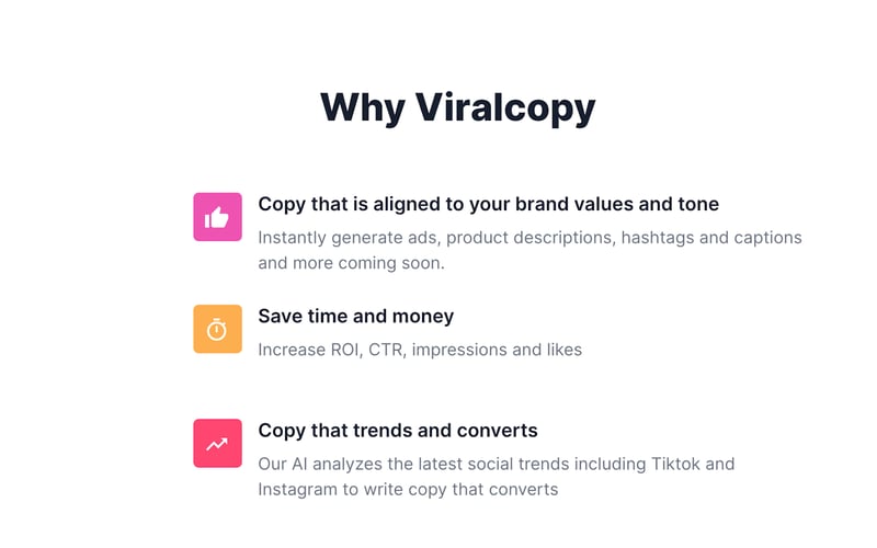 Viralcopy screenshot 2