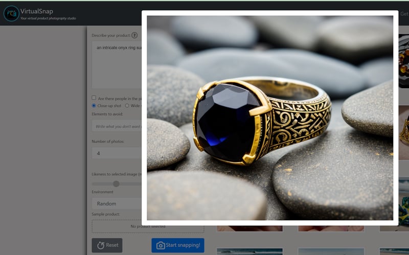 VirtualSnap: Virtual Product Photography screenshot 2