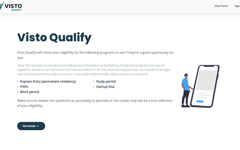 Visto Qualify screenshot 1