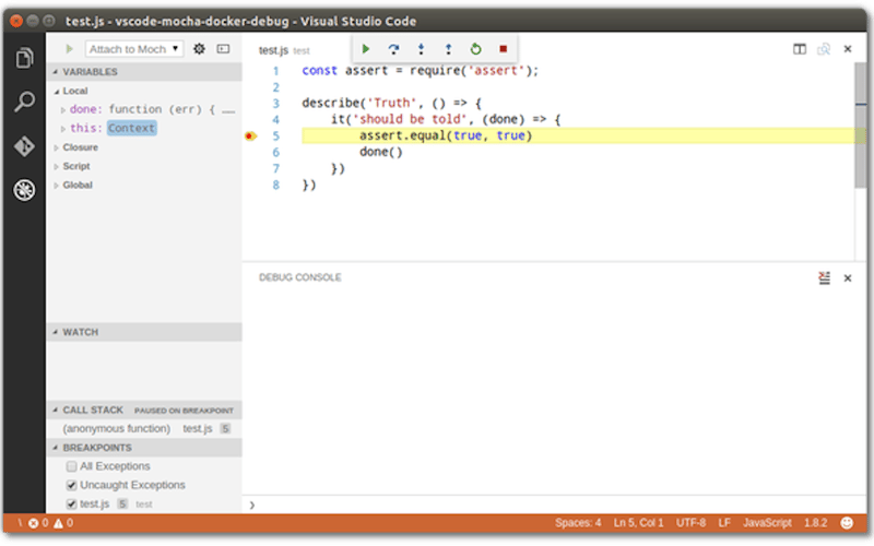 Visual Studio screenshot 1