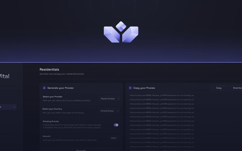 Vital Proxies screenshot 1