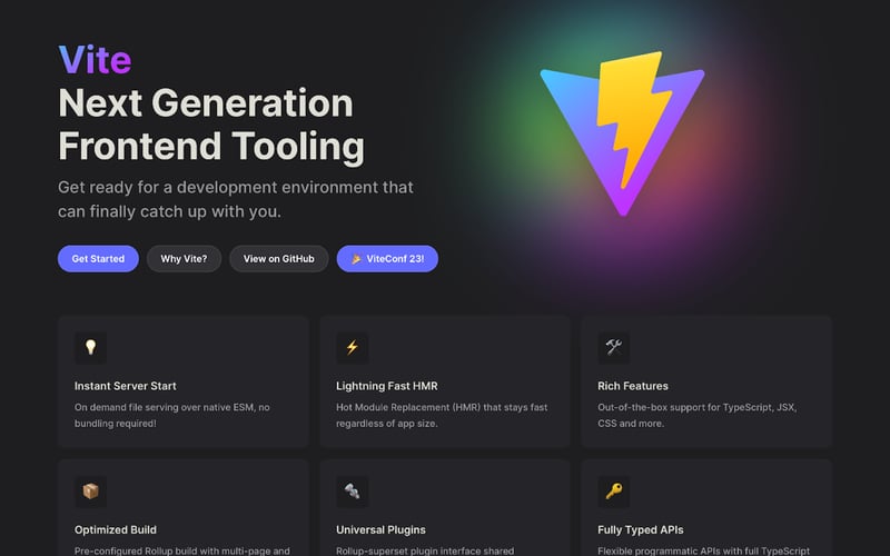 Vite screenshot 1