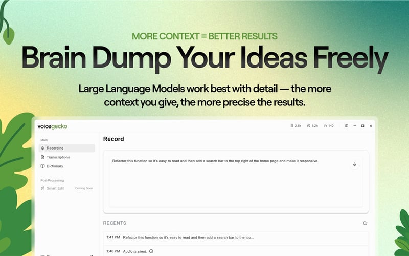 Voice Gecko screenshot 3