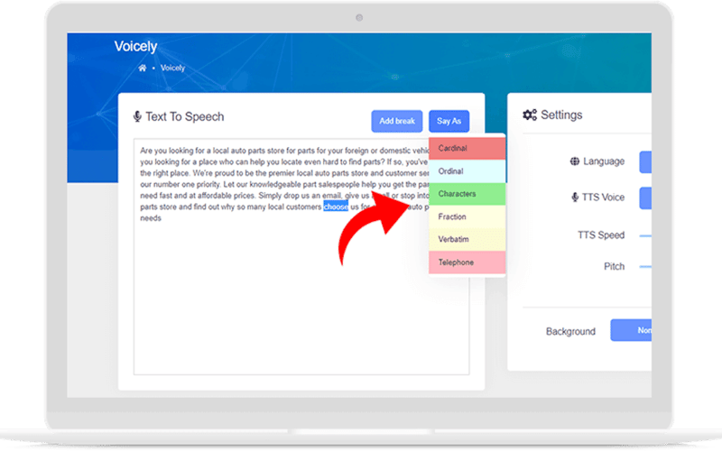 Voicely screenshot 2