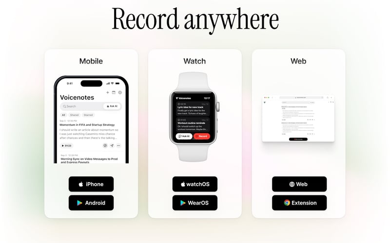 Voicenotes screenshot 2