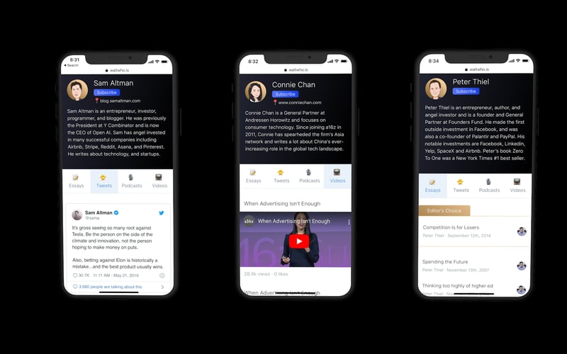 WaitWho.is screenshot 2