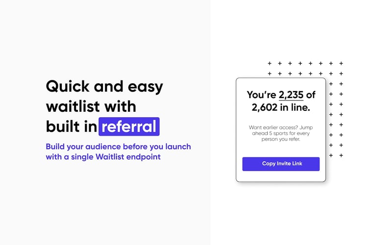 Waitlist API screenshot 1