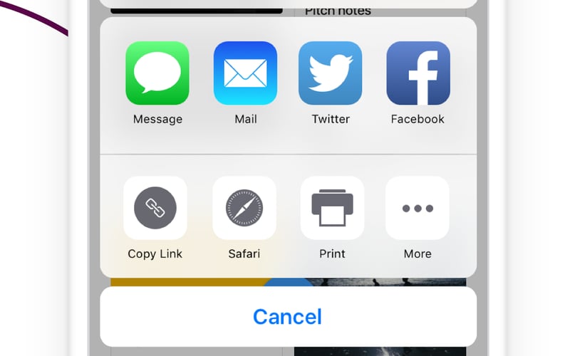 WeTransfer for iOS screenshot 1