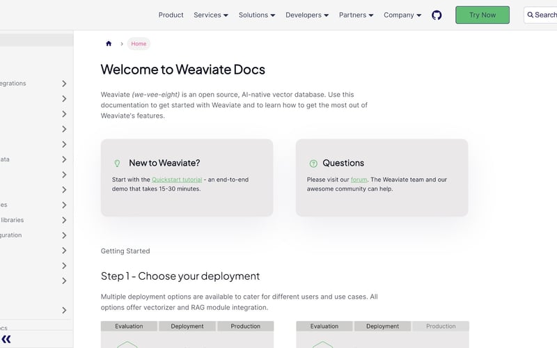 Weaviate screenshot 2