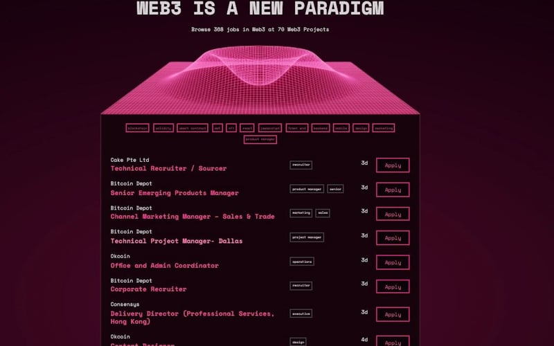Web3 Jobs screenshot 2