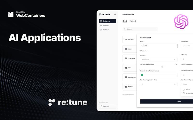 WebContainer API screenshot 3