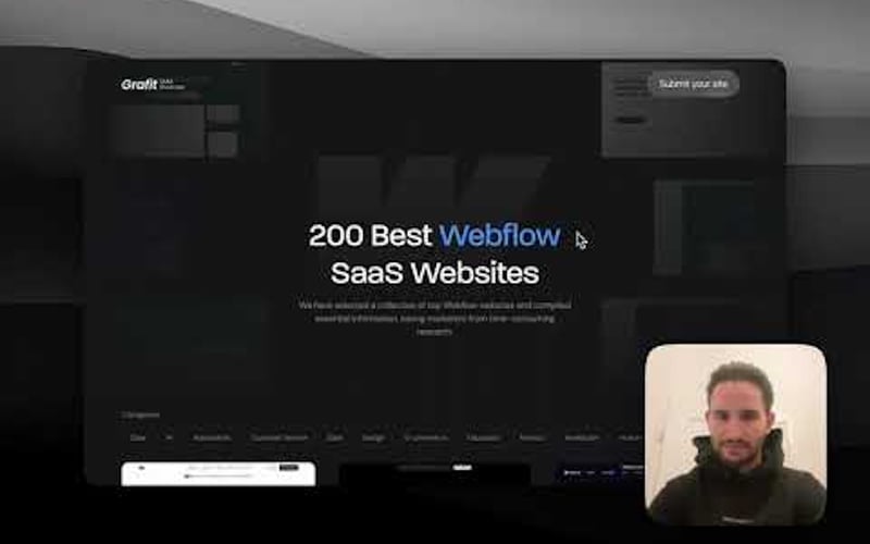 Webflow SaaS Showcase screenshot 1