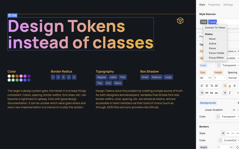 Webstudio screenshot 1