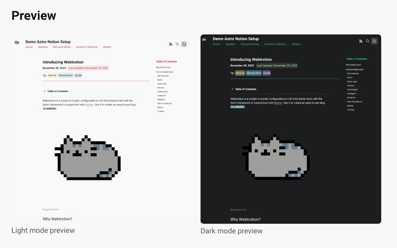 Webtrotion screenshot 1