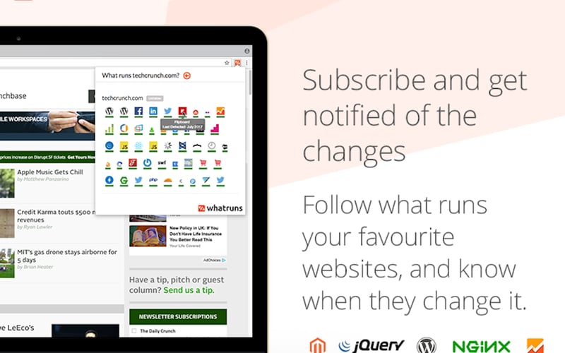 WhatRuns screenshot 2