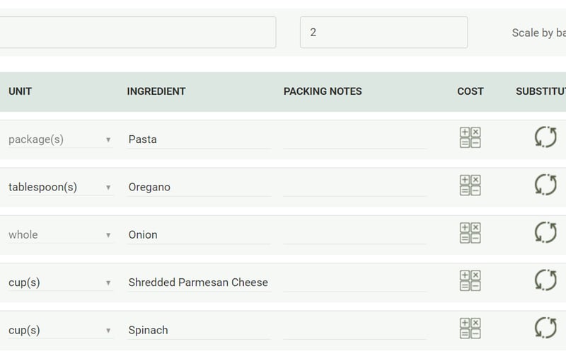 Wholesum Food Calculator screenshot 2