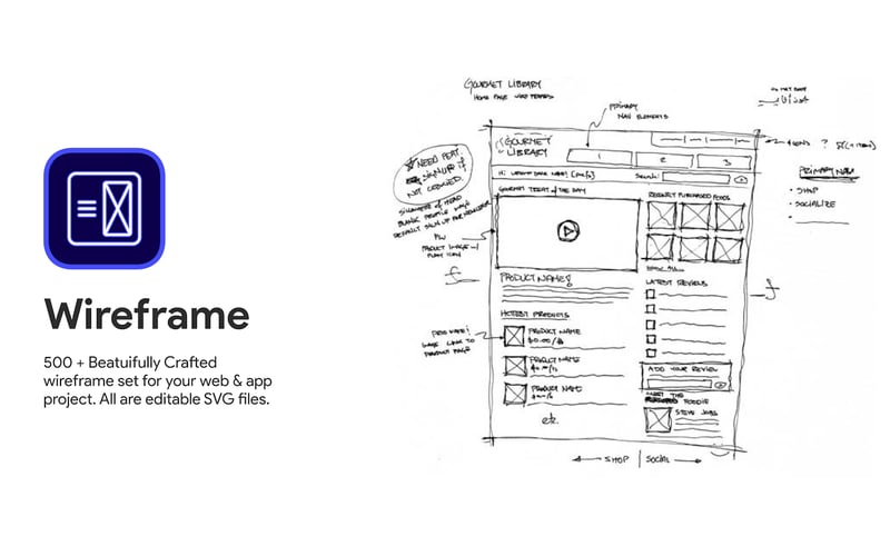Wireframe for Figma screenshot 2