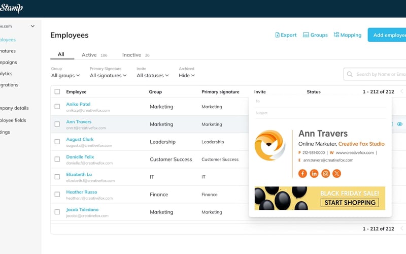 WiseStamp screenshot 1