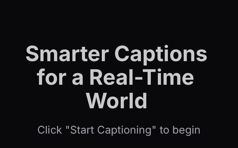 WiserCaption Live – AI Captions screenshot 1