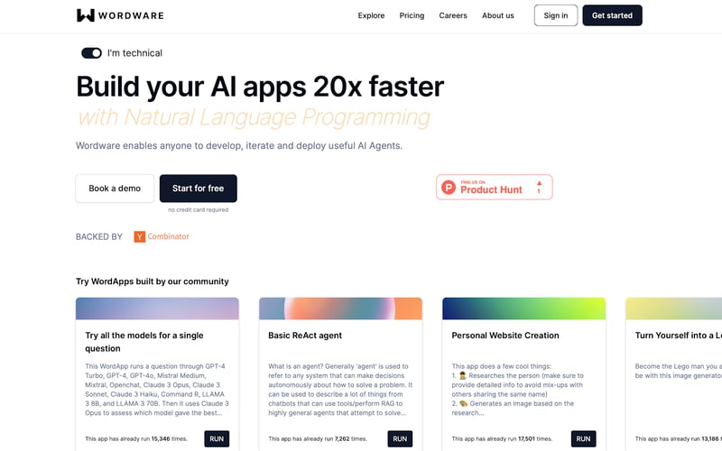Wordware screenshot 1