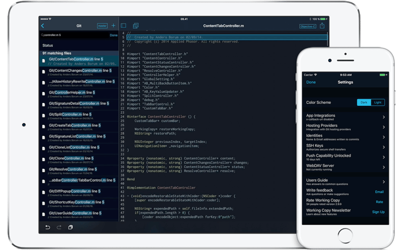 Working Copy screenshot 1