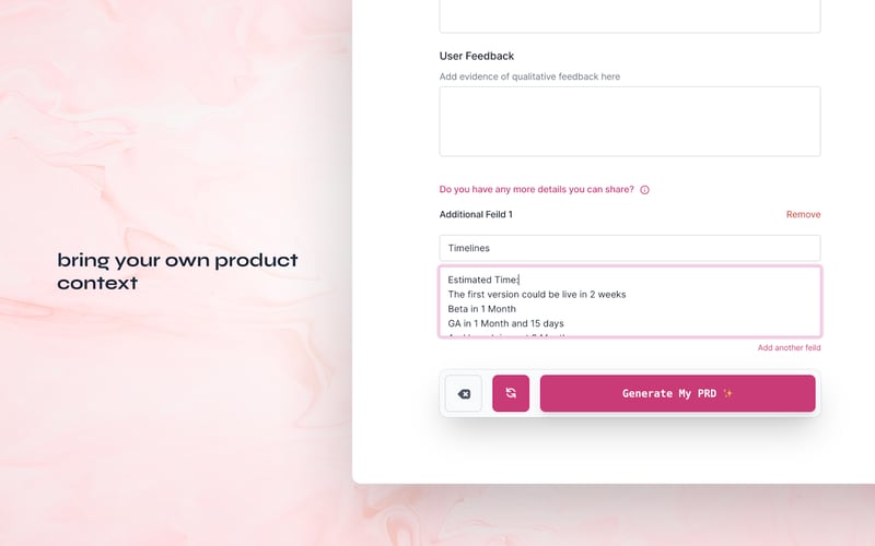 WriteMyPRD screenshot 3
