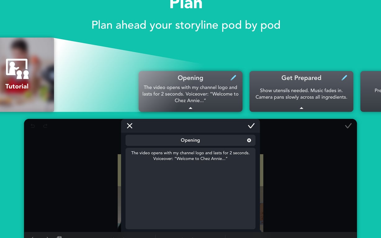 Write-on Video preview