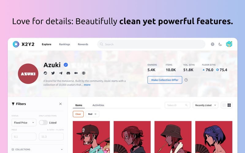 X2Y2 NFT Marketplace screenshot 3