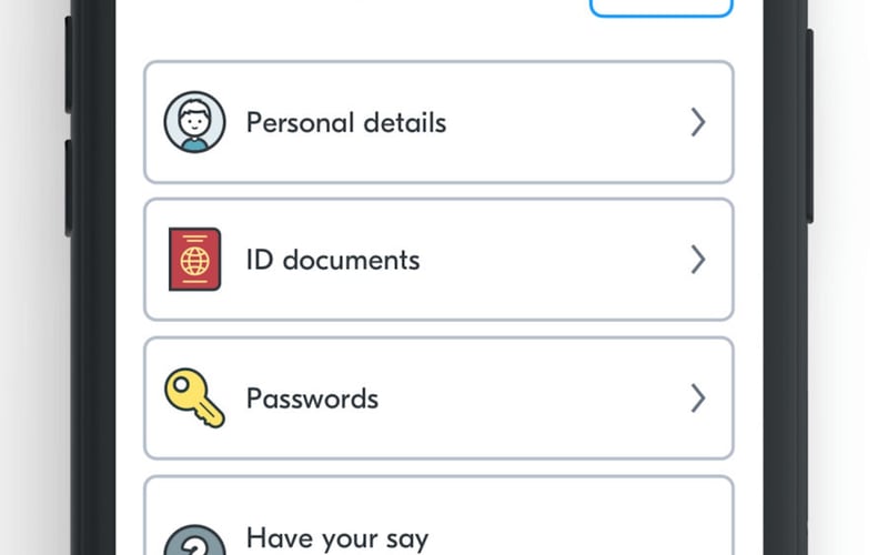 Yoti Password Manager screenshot 1