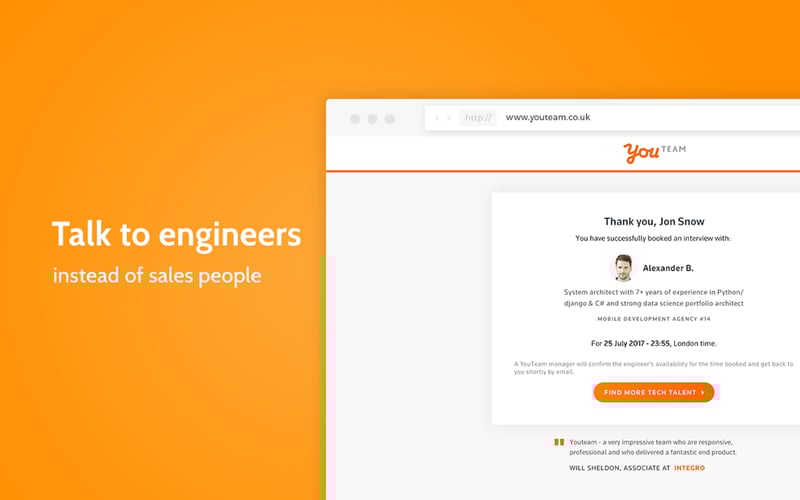 YouTeam screenshot 2