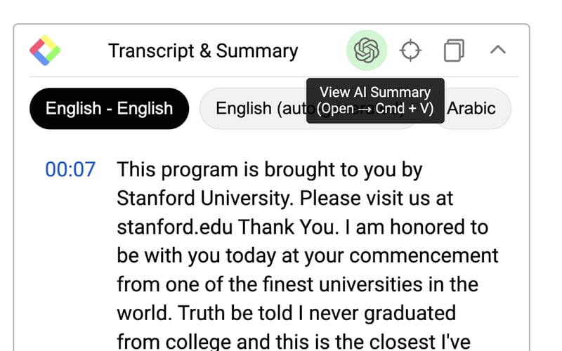 YouTube Summarizer with ChatGPT screenshot 3